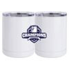 10 oz. White Stainless Steel Short Tumbler Thumbnail
