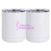 10 oz. White Stainless Steel Short Tumbler Thumbnail
