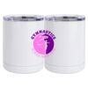 10 oz. White Stainless Steel Short Tumbler Thumbnail