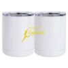 10 oz. White Stainless Steel Short Tumbler Thumbnail