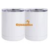 10 oz. White Stainless Steel Short Tumbler Thumbnail