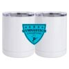 10 oz. White Stainless Steel Short Tumbler Thumbnail