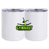 10 oz. White Stainless Steel Short Tumbler Thumbnail