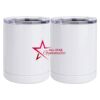 10 oz. White Stainless Steel Short Tumbler Thumbnail