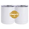 10 oz. White Stainless Steel Short Tumbler Thumbnail