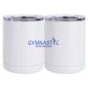 10 oz. White Stainless Steel Short Tumbler Thumbnail