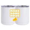 10 oz. White Stainless Steel Short Tumbler Thumbnail
