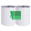 10 oz. White Stainless Steel Short Tumbler Thumbnail
