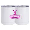 10 oz. White Stainless Steel Short Tumbler Thumbnail