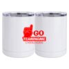 10 oz. White Stainless Steel Short Tumbler Thumbnail
