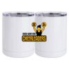 10 oz. White Stainless Steel Short Tumbler Thumbnail