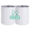 10 oz. White Stainless Steel Short Tumbler Thumbnail