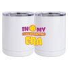 10 oz. White Stainless Steel Short Tumbler Thumbnail