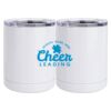 10 oz. White Stainless Steel Short Tumbler Thumbnail