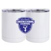 10 oz. White Stainless Steel Short Tumbler Thumbnail