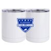 10 oz. White Stainless Steel Short Tumbler Thumbnail