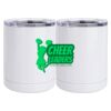 10 oz. White Stainless Steel Short Tumbler Thumbnail