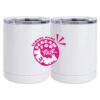 10 oz. White Stainless Steel Short Tumbler Thumbnail