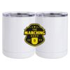 10 oz. White Stainless Steel Short Tumbler Thumbnail