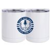 10 oz. White Stainless Steel Short Tumbler Thumbnail