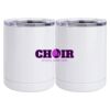 10 oz. White Stainless Steel Short Tumbler Thumbnail