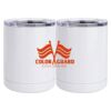 10 oz. White Stainless Steel Short Tumbler Thumbnail