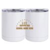10 oz. White Stainless Steel Short Tumbler Thumbnail