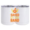 10 oz. White Stainless Steel Short Tumbler Thumbnail