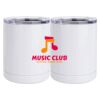 10 oz. White Stainless Steel Short Tumbler Thumbnail