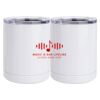 10 oz. White Stainless Steel Short Tumbler Thumbnail