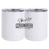 10 oz. White Stainless Steel Short Tumbler Thumbnail