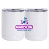 10 oz. White Stainless Steel Short Tumbler Thumbnail