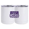 10 oz. White Stainless Steel Short Tumbler Thumbnail