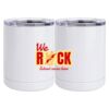 10 oz. White Stainless Steel Short Tumbler Thumbnail