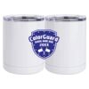 10 oz. White Stainless Steel Short Tumbler Thumbnail