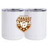 10 oz. White Stainless Steel Short Tumbler Thumbnail
