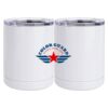 10 oz. White Stainless Steel Short Tumbler Thumbnail