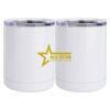 10 oz. White Stainless Steel Short Tumbler Thumbnail