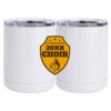 10 oz. White Stainless Steel Short Tumbler Thumbnail