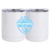 10 oz. White Stainless Steel Short Tumbler Thumbnail