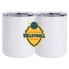 10 oz. White Stainless Steel Short Tumbler Thumbnail