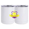 10 oz. White Stainless Steel Short Tumbler Thumbnail