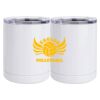 10 oz. White Stainless Steel Short Tumbler Thumbnail