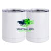 10 oz. White Stainless Steel Short Tumbler Thumbnail