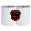 10 oz. White Stainless Steel Short Tumbler Thumbnail