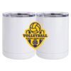 10 oz. White Stainless Steel Short Tumbler Thumbnail