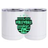 10 oz. White Stainless Steel Short Tumbler Thumbnail