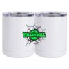 10 oz. White Stainless Steel Short Tumbler Thumbnail