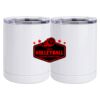 10 oz. White Stainless Steel Short Tumbler Thumbnail