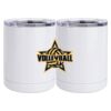 10 oz. White Stainless Steel Short Tumbler Thumbnail